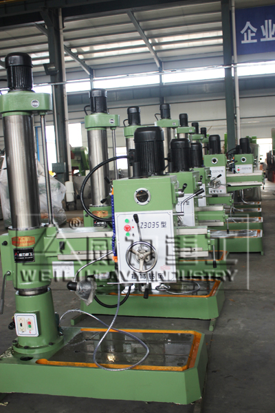 ZQ3035搖臂鉆床完成生產(chǎn)