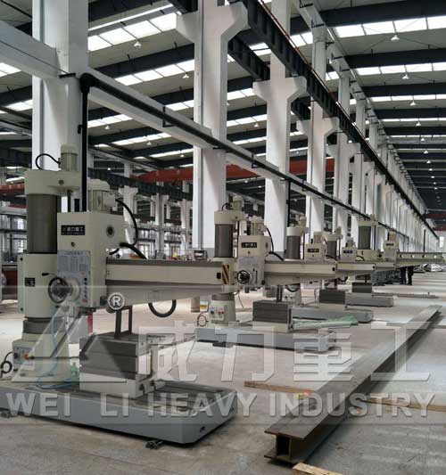 3080搖臂鉆床在客戶車間現(xiàn)場