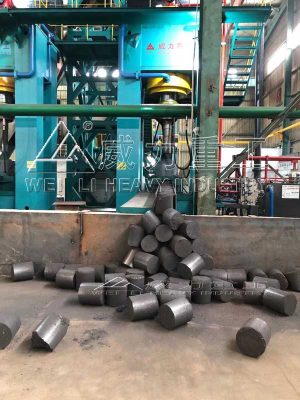 熱壓粒子鋼成型機_1600噸粒子鋼熱熔壓塊機